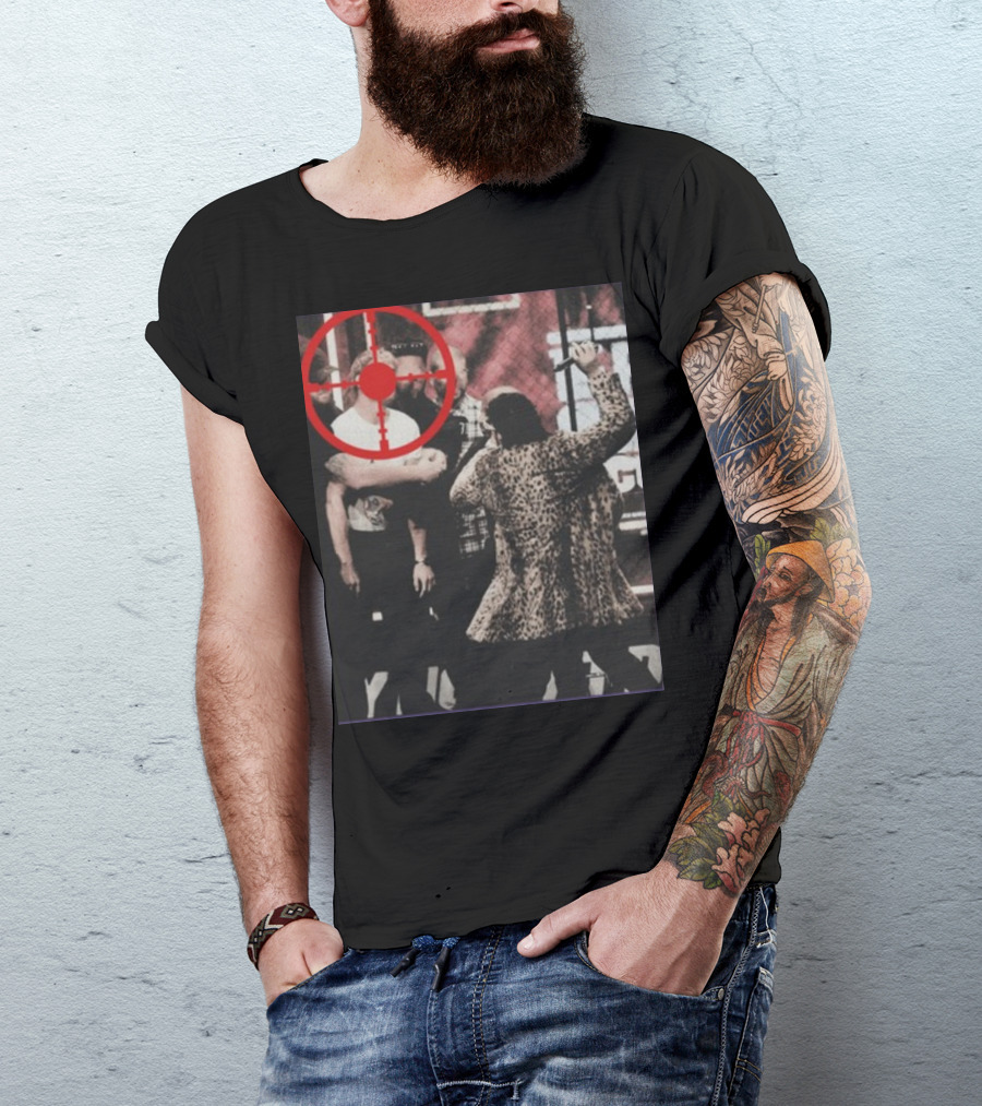 Limited Dillon Danis X Full Violence Bullseye Red Target Man Confrontation T-Shirt