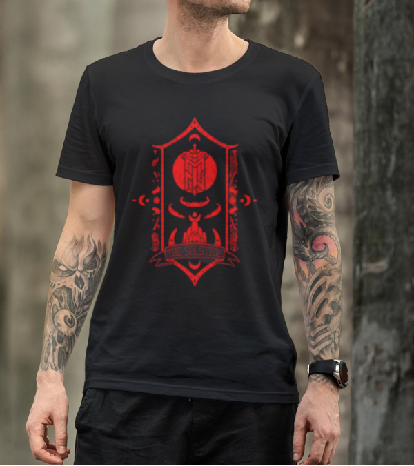 Critical Role The Solstice Viva La Mighty Nein Emblem And Crescent Moons T-Shirt