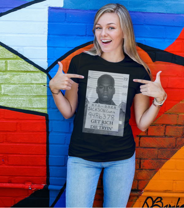 N.Y.S. D.O.C.S. 94R6378 Get Rich Or Die Tryin' Jackson Curtis T-Shirt