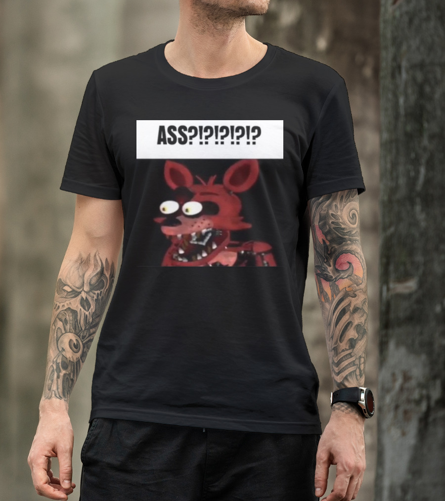 ASS Foxy FNAF Reaction Face T-Shirt
