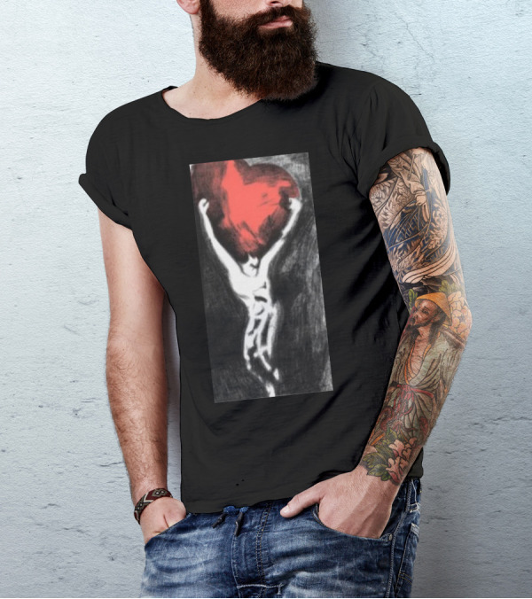 Rider Love Red Heart Embrace T-Shirt