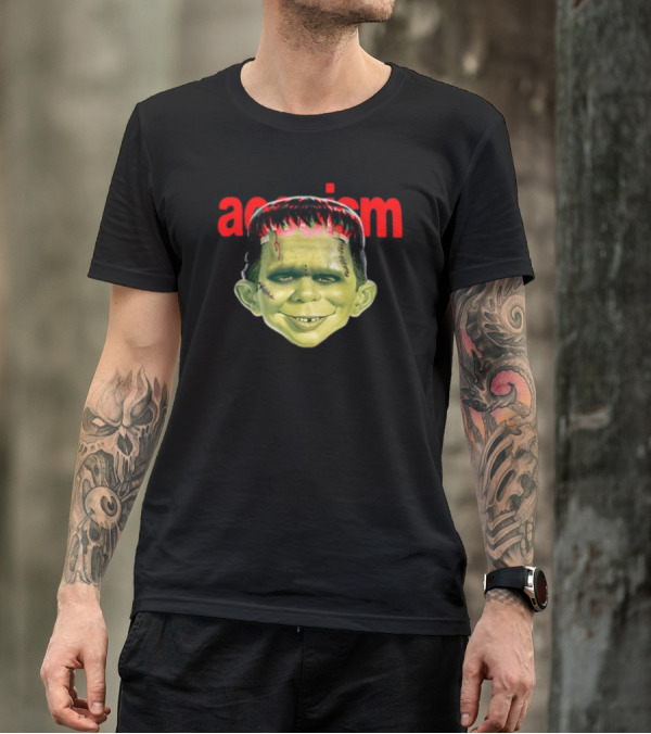 Aosuism Madd Halloween Frankenstein Monster Face T-Shirt