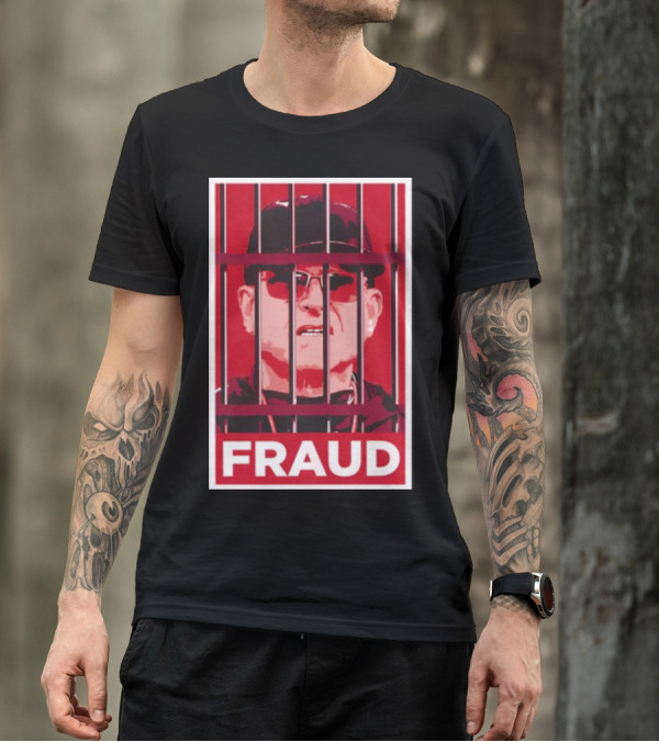 Nebraska Fraud Bars Red T-Shirt