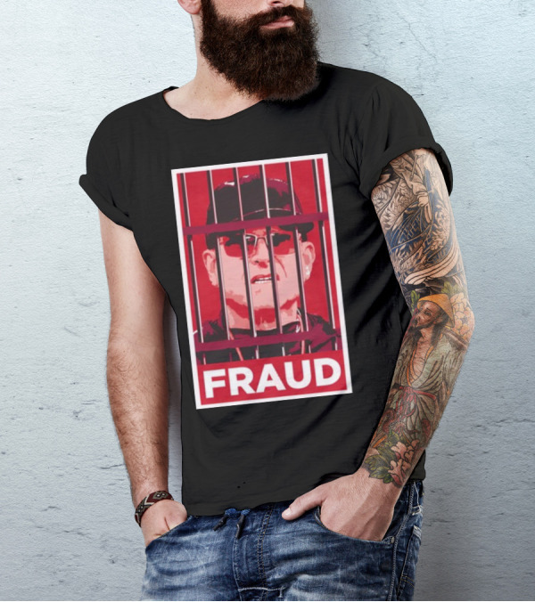 Nebraska Fraud Bars Red T-Shirt
