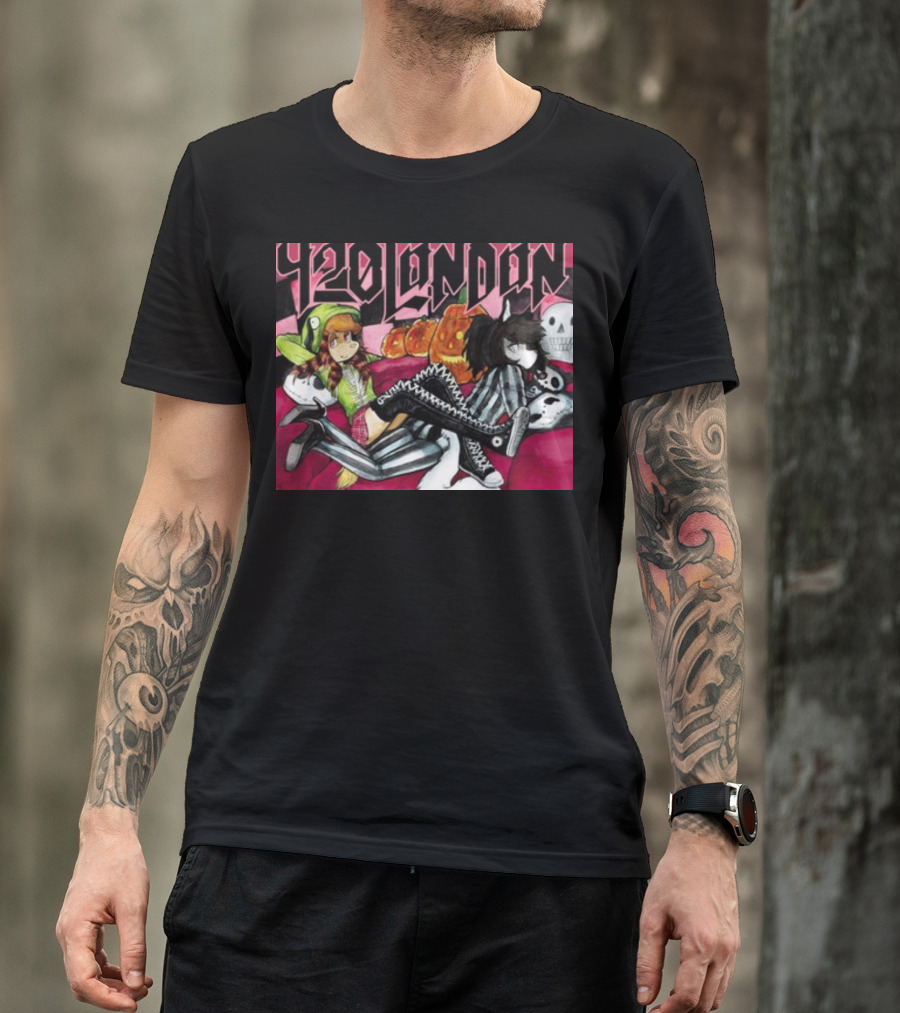 920 London Halloween Pumpkin Skeleton T-Shirt
