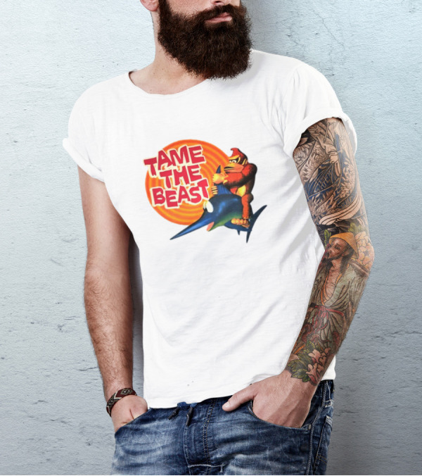Donkey Kong Country SNES Tame The Beast Promo T-Shirt