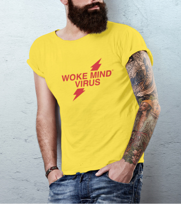 Woke Mind Virus Lightning Bolt T-Shirt