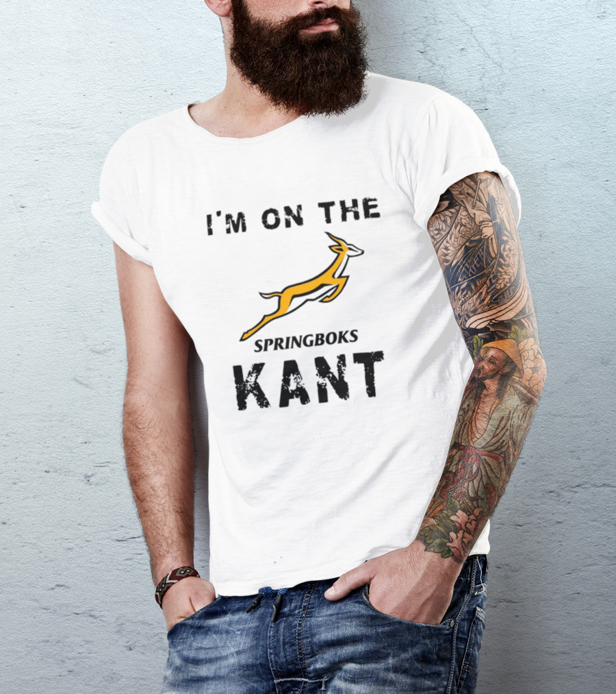 I'm On The Springboks Kant Rugby Fan Iconic T-Shirt