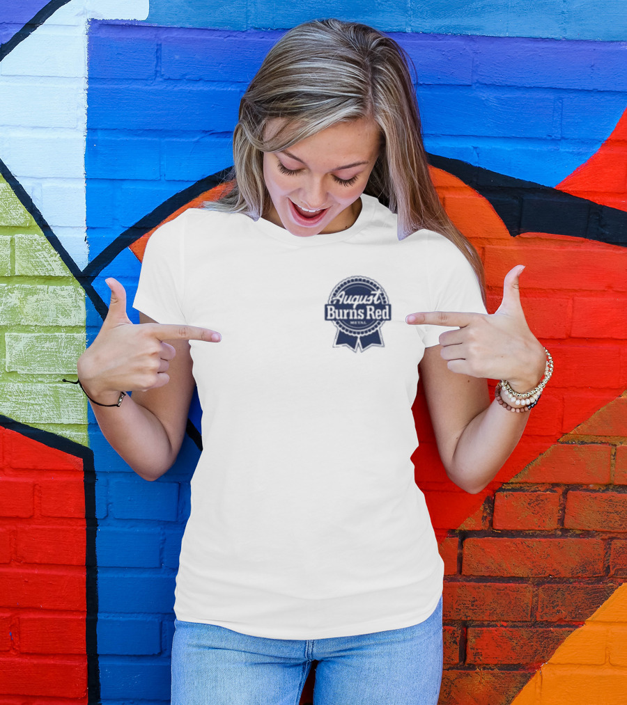 August Burns Red Beer Can Design White T-Shirt