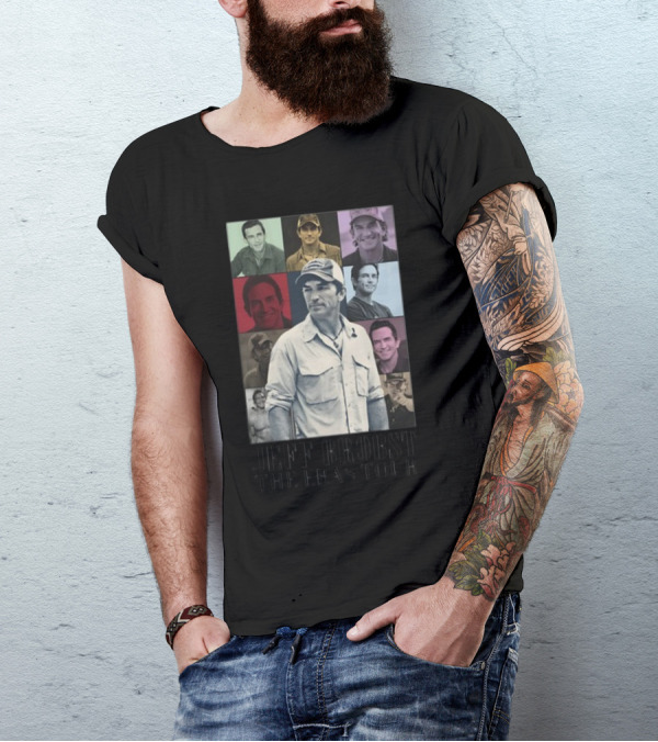Jeff Probst The Eras Tour Multicolor Photo Collage T-Shirt