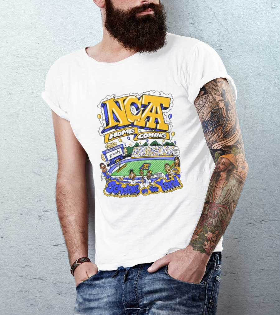 NCA&T Homecoming Scholars On The Yard GHOE Aggie Stadium T-Shirt