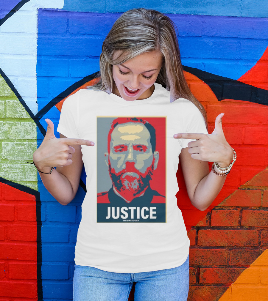 Jack Smith Justice Poster Style Graphic MeidasTouch T-Shirt