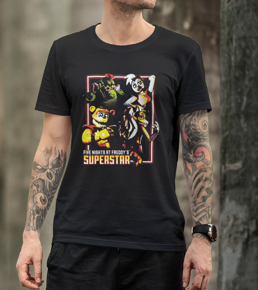 Five Nights At Freddy's Superstar Characters T-Shirt