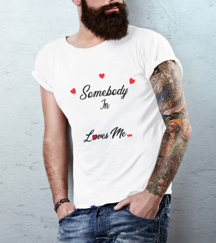Somebody In Paris Loves Me Hearts T-Shirt