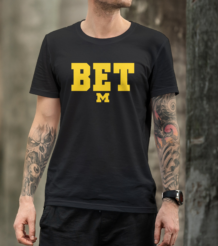 BET M Michigan Football T-Shirt
