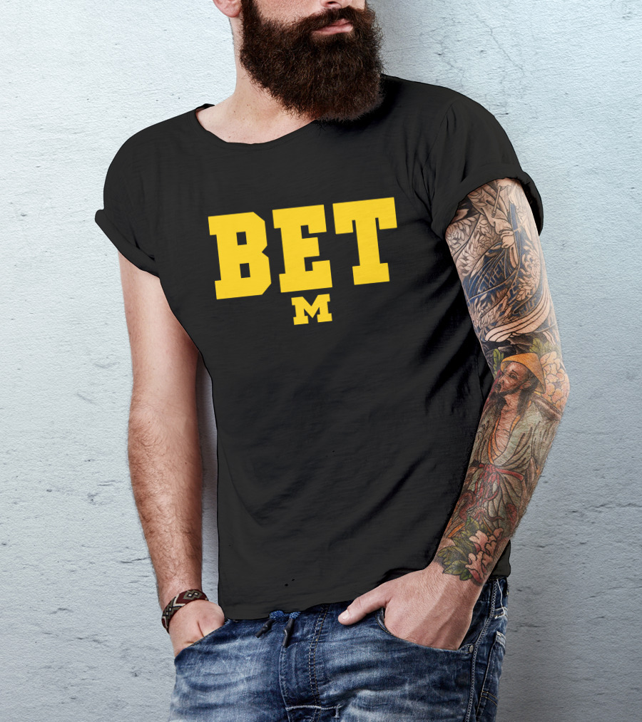 BET M Michigan Football T-Shirt