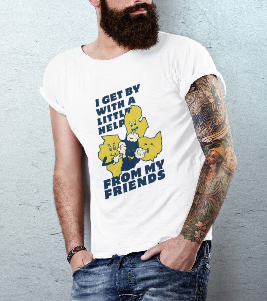 Thicc Van Exel I Get By With A Little Help From My Friends State Characters T-Shirt