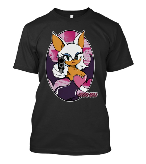 Rouge The Bat Mamono World Crossover T-Shirt