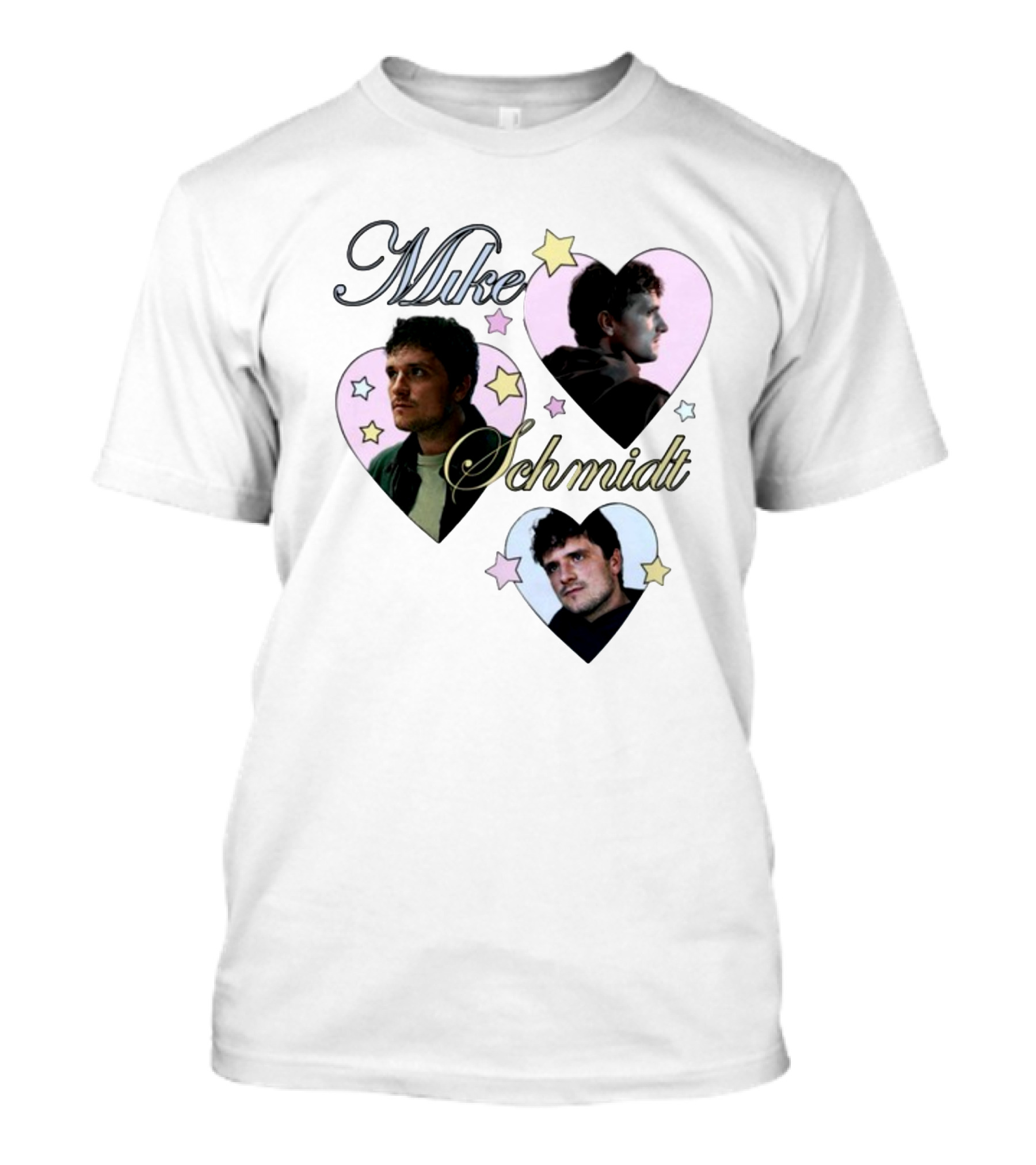 Mike Schmidt Mustardyard Press Shop Stars Hearts T-Shirt
