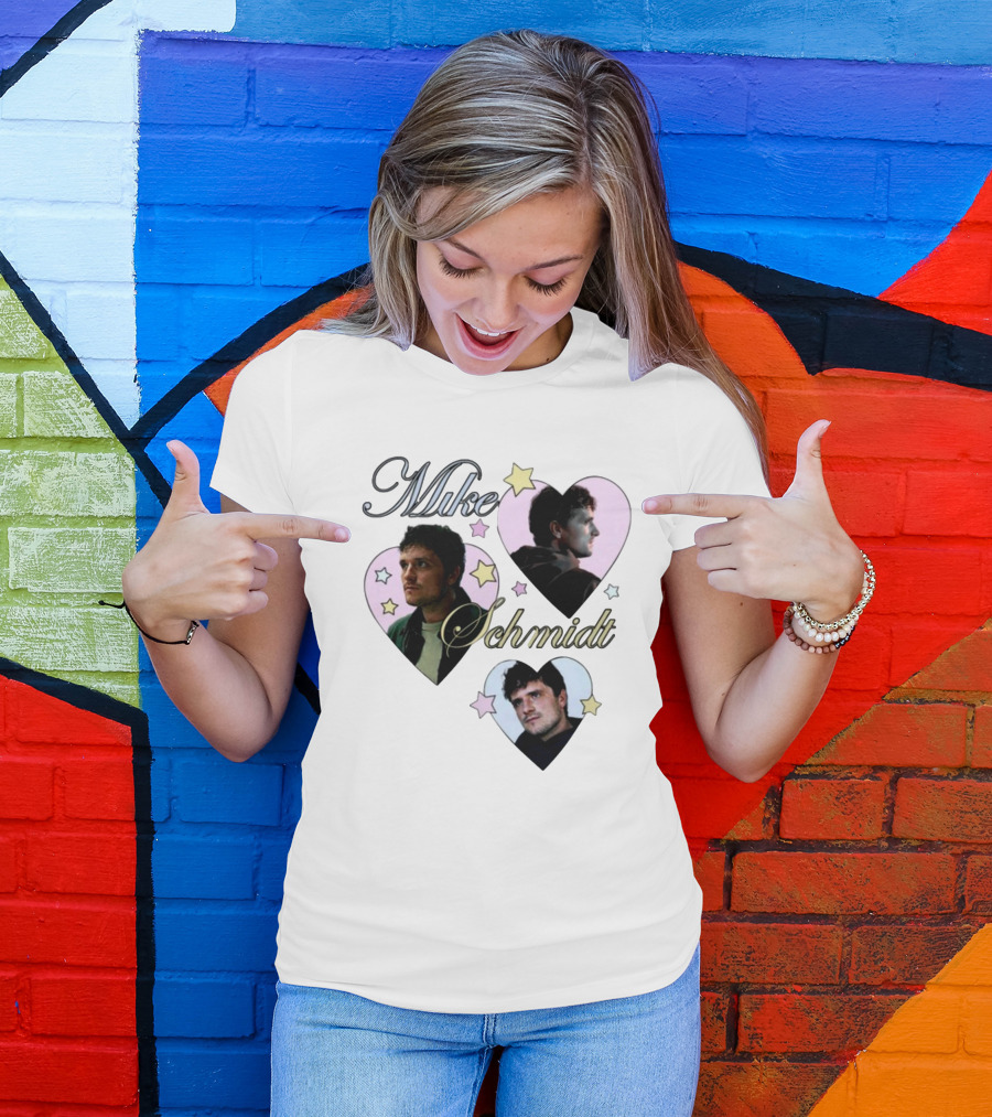 Mike Schmidt Mustardyard Press Shop Stars Hearts T-Shirt