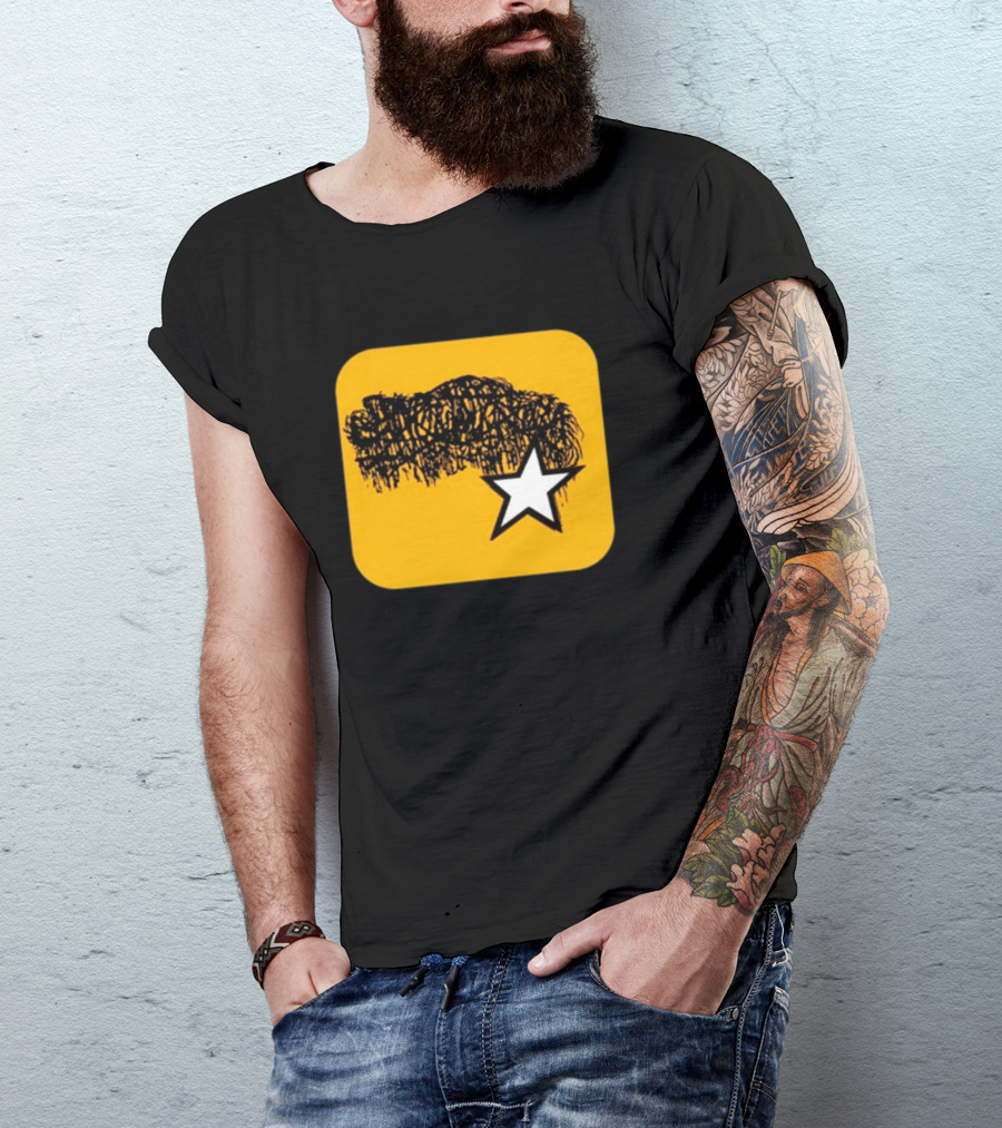 Sanguisugabogg Boggstar Scribble Hair With Star T-Shirt