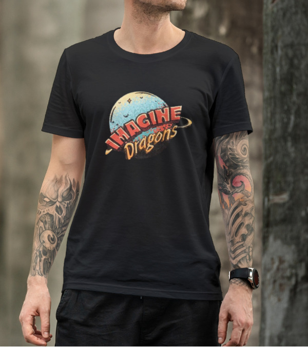 Imagine Dragons Retro Planet T-Shirt