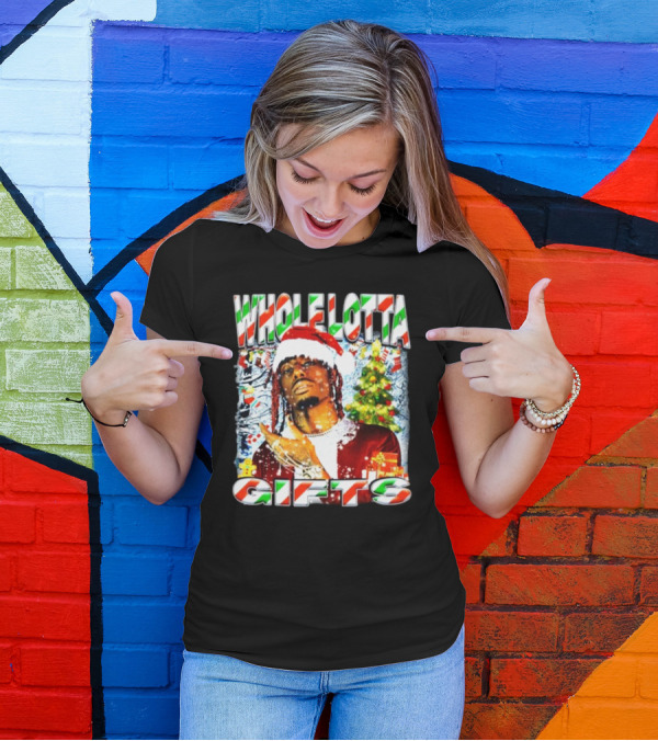 Whole Lotta Gifts Christmas Santa T-Shirt