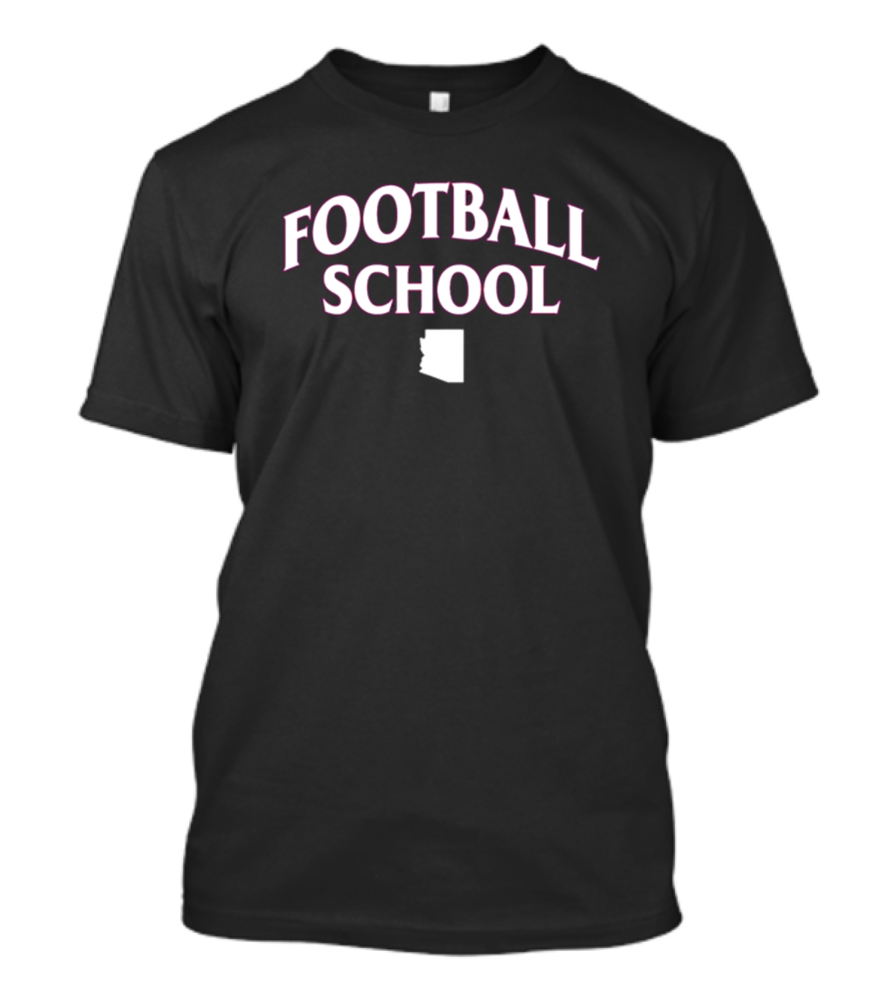 AZ Football School Arizona State Shape T-Shirt