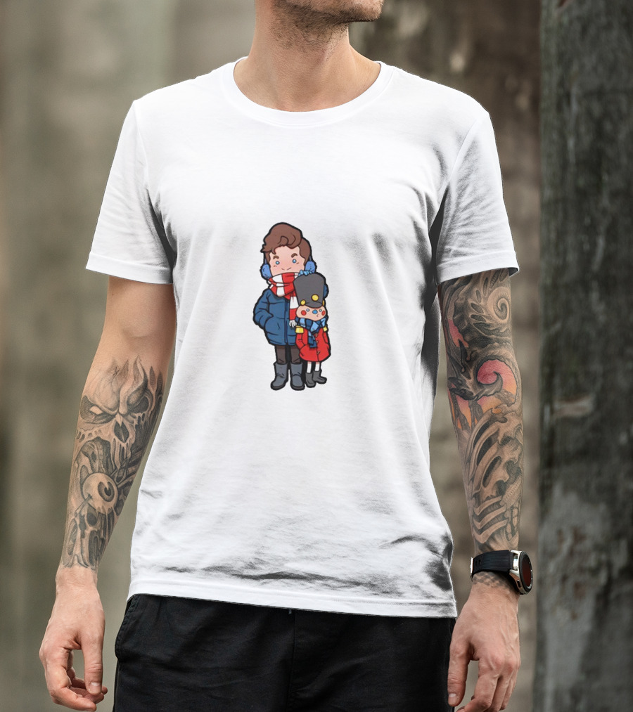 Danny Gonzalez Cartoon Holiday Nutcracker Snowflake T-Shirt