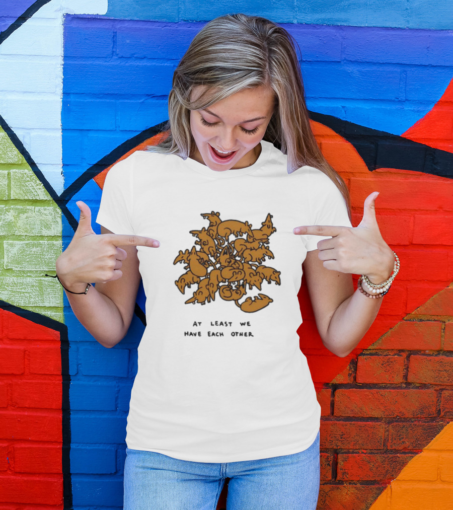 Ratking At Least We Have Each Other Clustered Rats T-Shirt