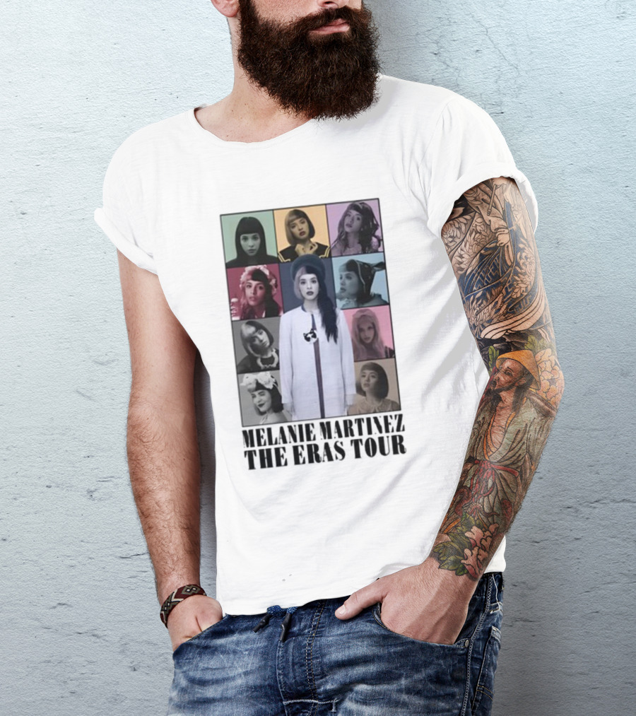 MELANIE MARTINEZ THE ERAS TOUR MULTICOLOR GRID PORTRAITS T-Shirt
