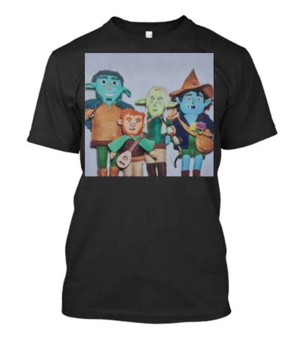Tales From The Stinky Dragon Puppet Group Characters T-Shirt