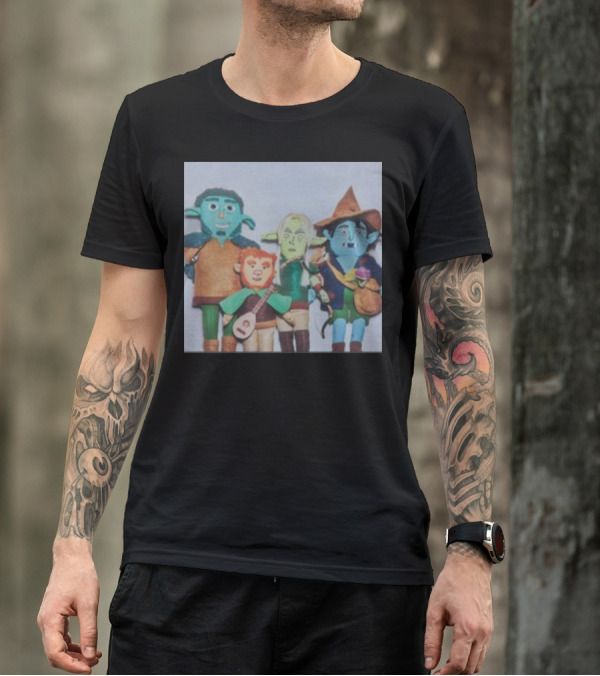 Tales From The Stinky Dragon Puppet Group Characters T-Shirt