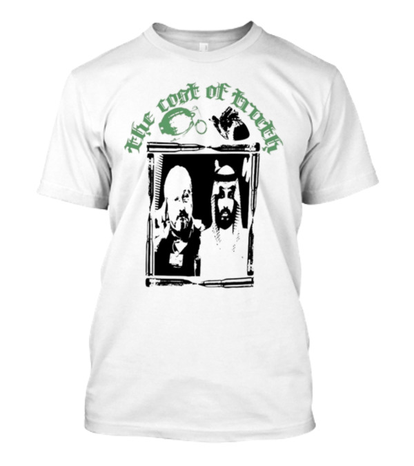 The Cost Of Truth Newspaper Collage T-Shirt