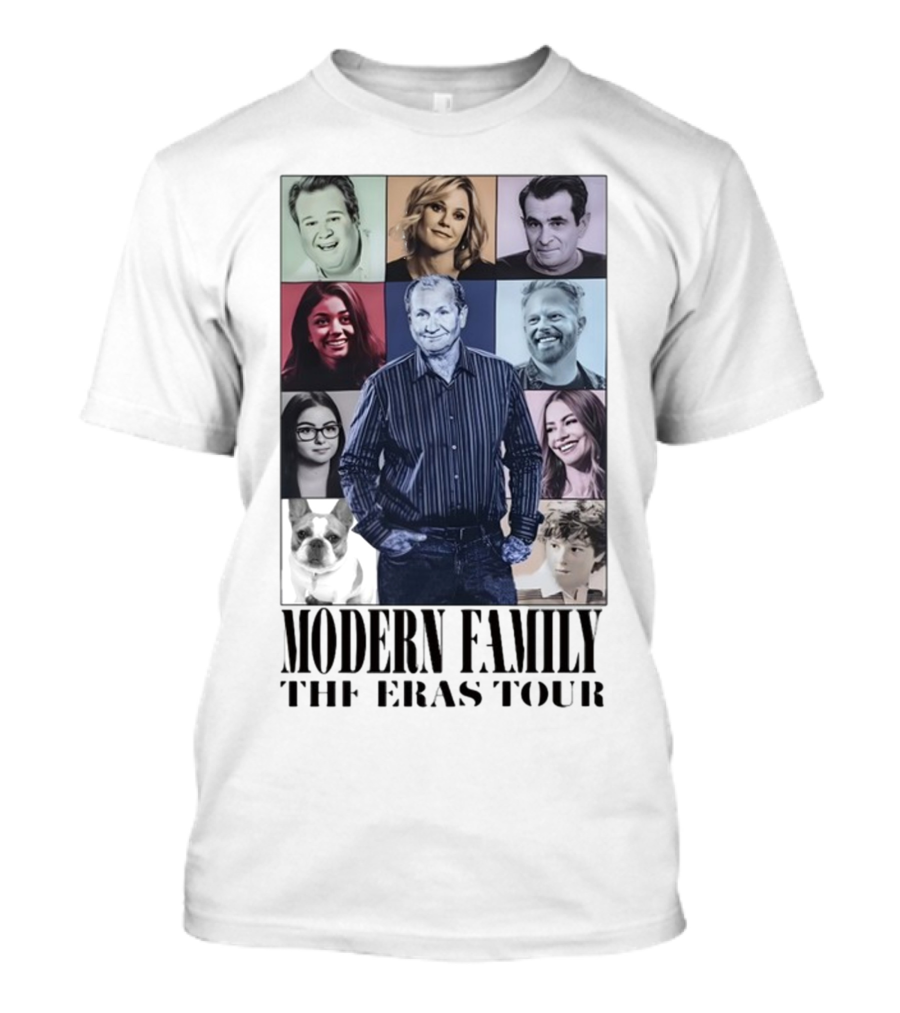 Modern Family The Eras Tour Cast Collage T-Shirt