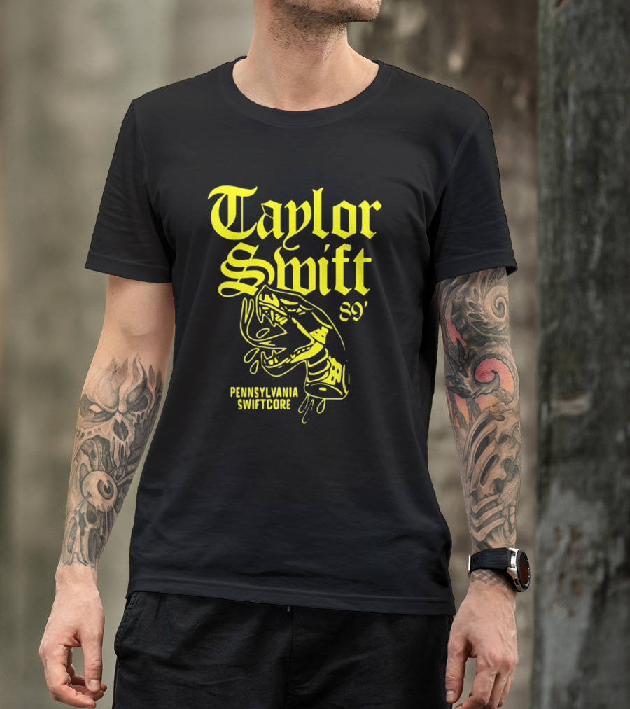 Taylor Swift Pennsylvania Swiftcore 89' Snake T-Shirt