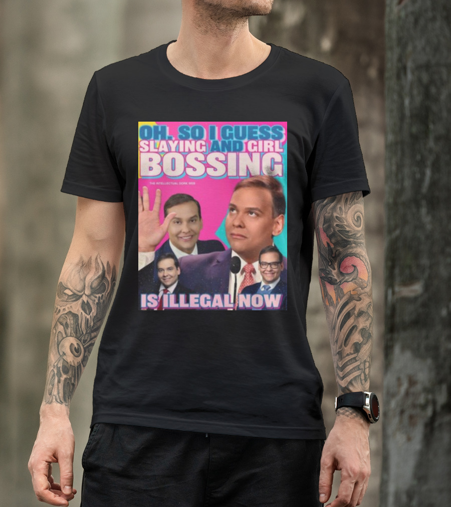 Oh So I Guess Slaying And Girl Bossing Is Illegal Now T-Shirt