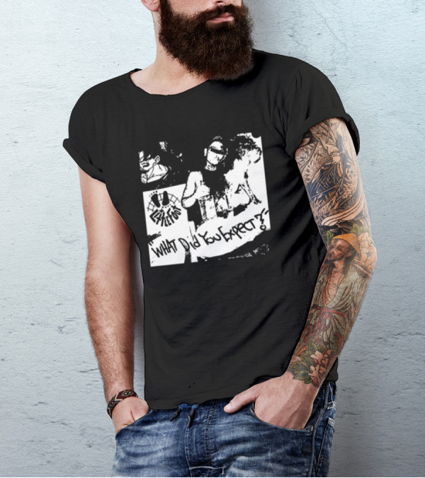 Little Foot What Did You Expect Comic Style Monochrome T-Shirt