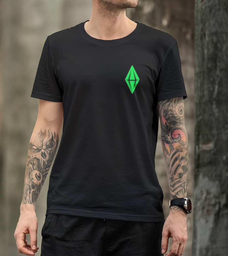 The Sims Onyx Runners Green Plumbob Icon T-Shirt