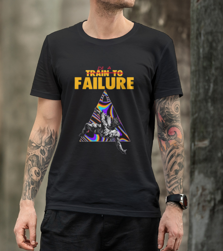 Raskol Apparel Be A Train To Failure Psychedelic Triangle T-Shirt