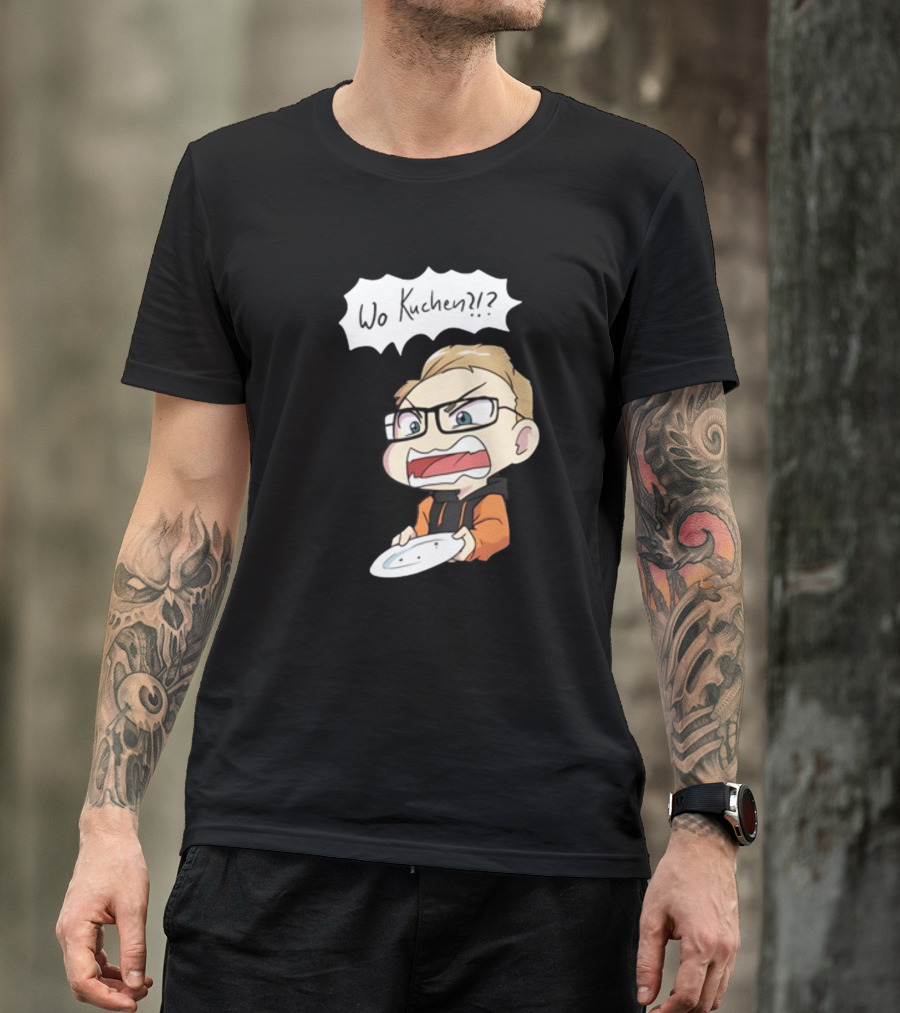 Wo Kuchen Kittycat Cakes Damen Comic Style Character T-Shirt