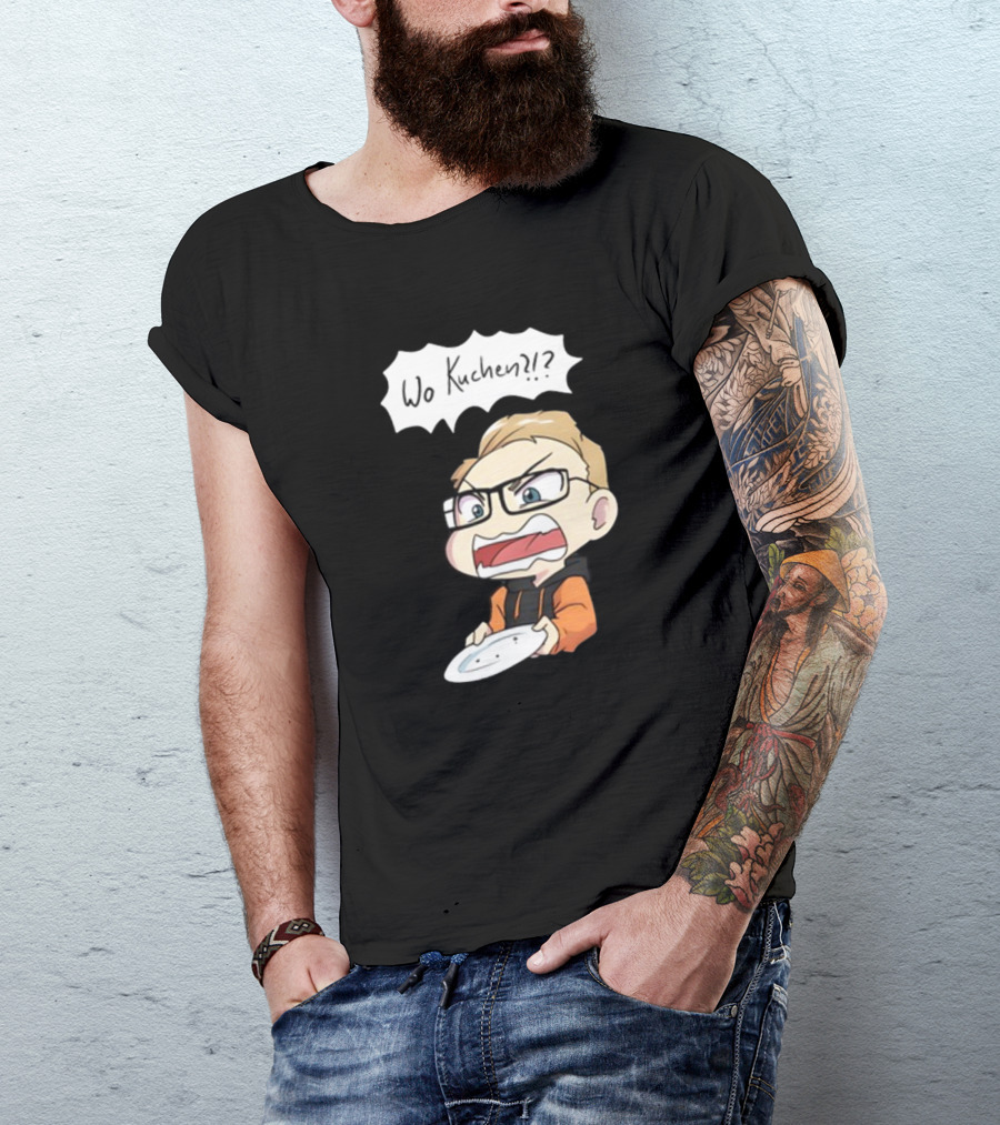 Wo Kuchen Kittycat Cakes Damen Comic Style Character T-Shirt