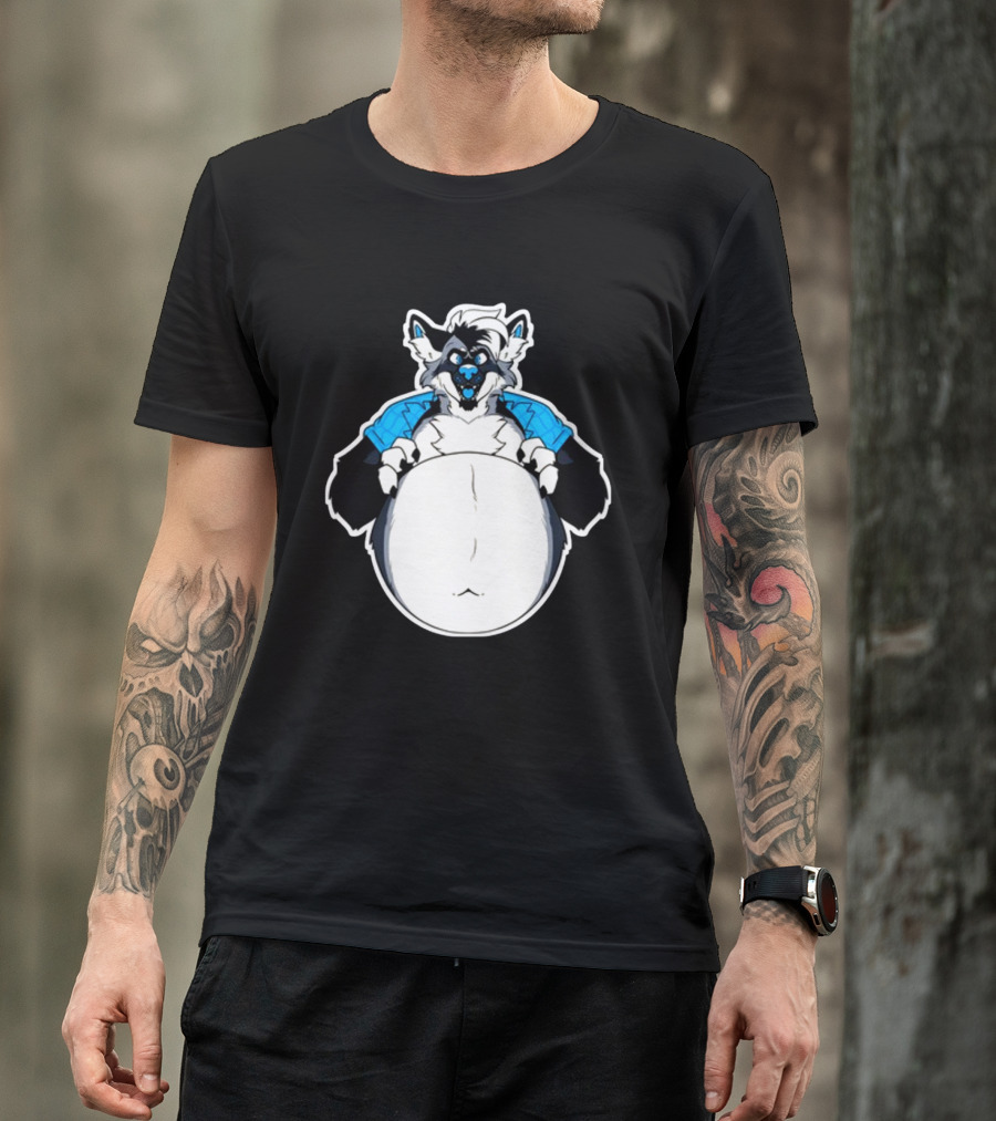 Sloshdog Jax's Cool Wolf Character T-Shirt
