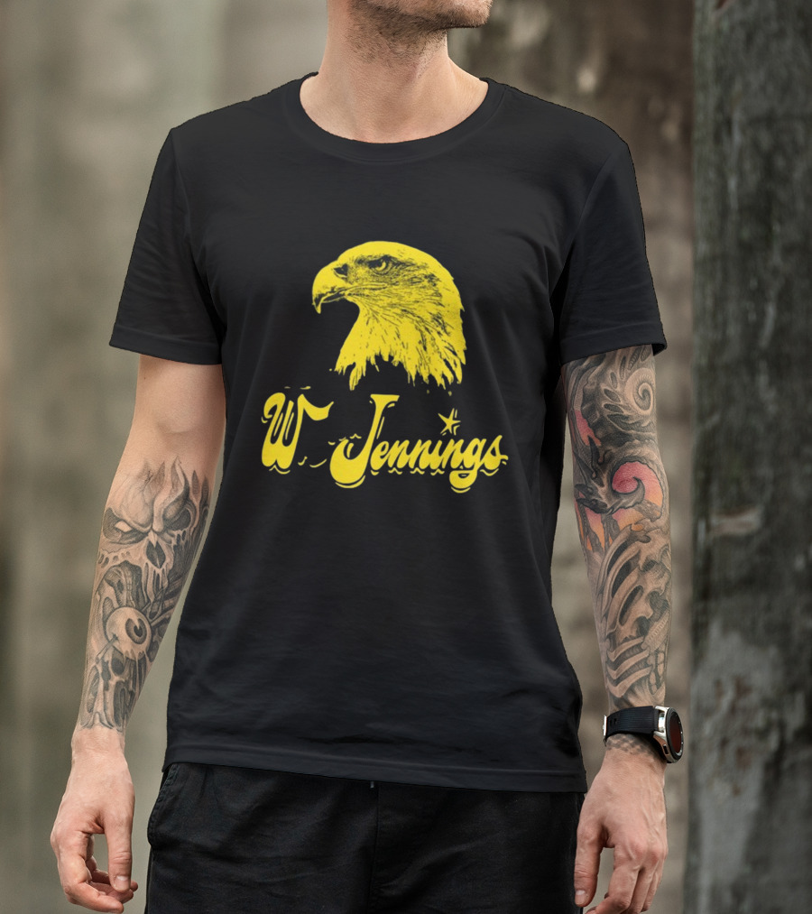Seager X Waylon Jennings Eagle W Jennings Star T-Shirt