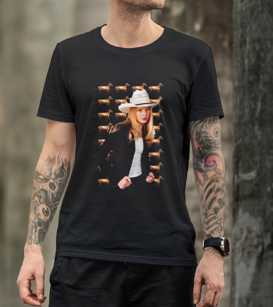 Extreme Horse Girl Cowgirl Aesthetic T-Shirt