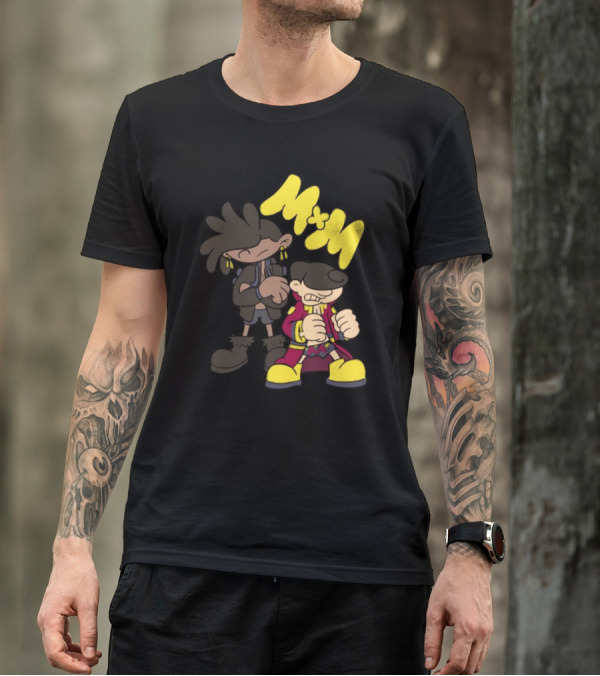 Mxm Next Door Characters Cartoon Style M*M T-Shirt