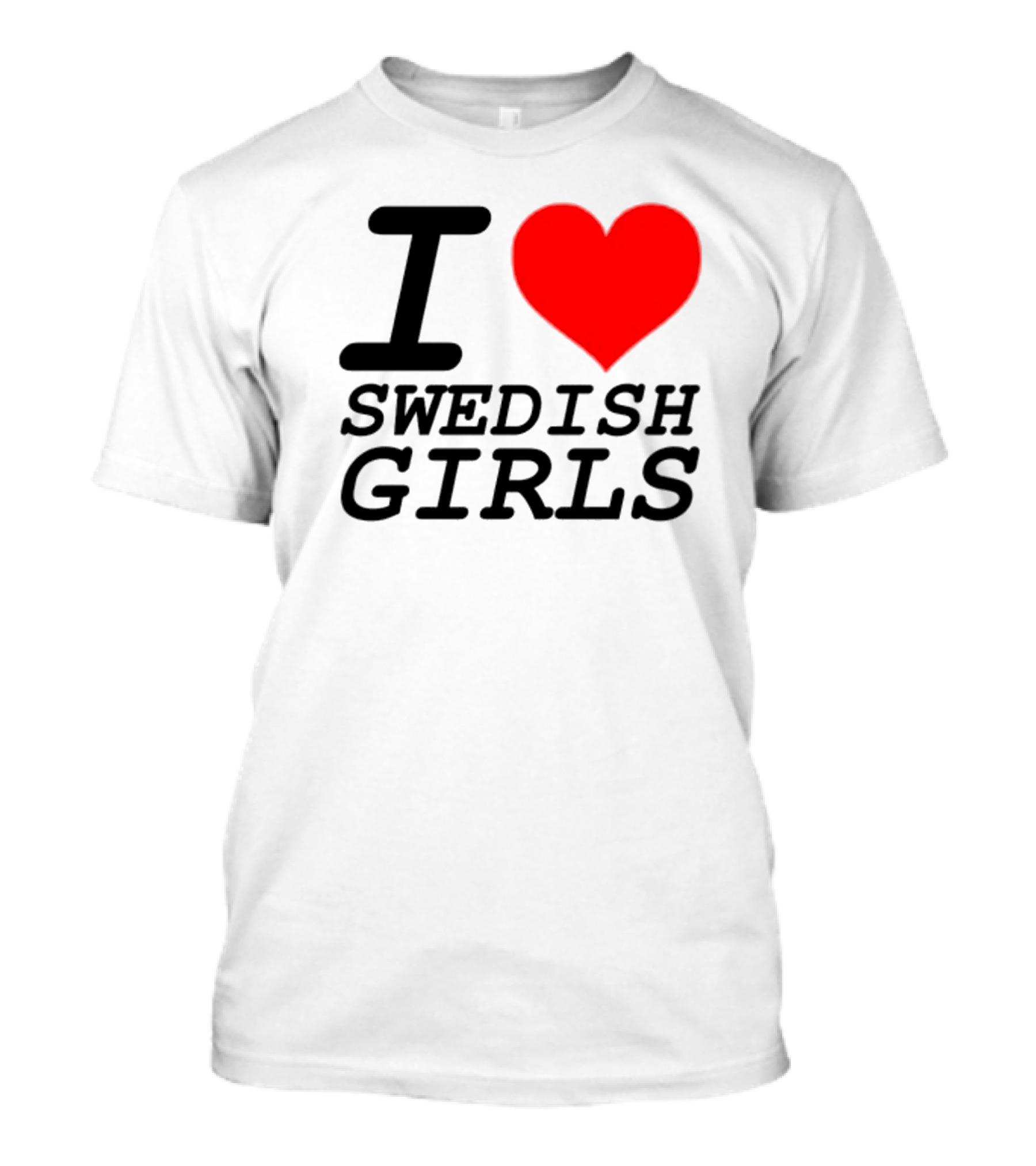Pippin I Heart Swedish Girls T-Shirt