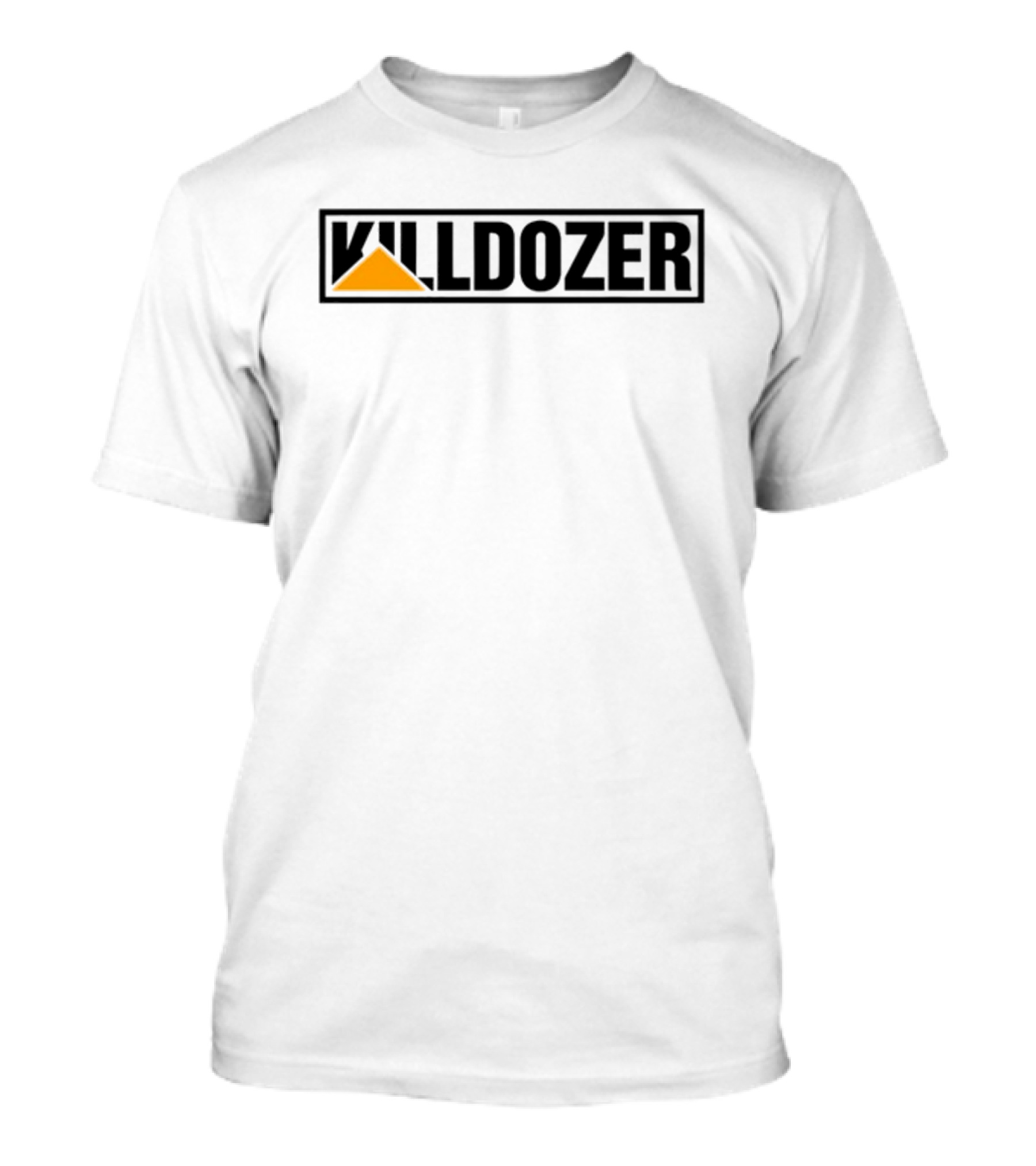 Killdozer Yellow Triangle Logo T-Shirt