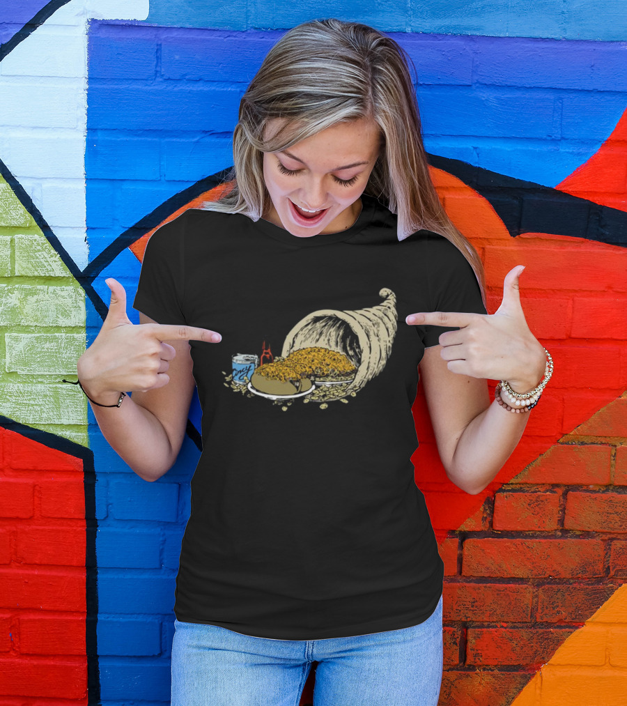 Cincy S Cincy Copia Cornucopia Chili Spaghetti And Hot Sauce T-Shirt