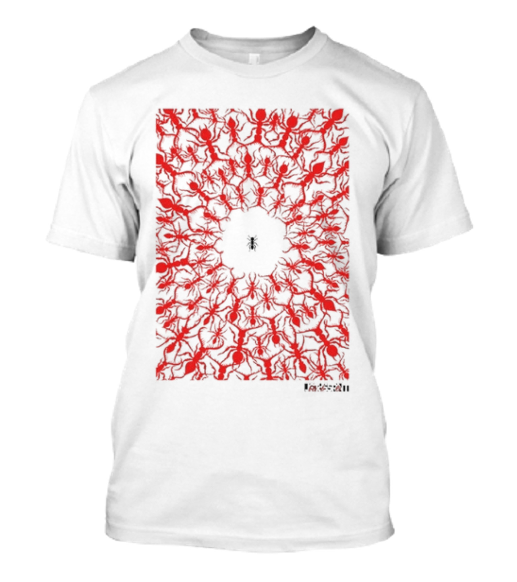 Being Autistic Ant Red Kaleidoscope T-Shirt